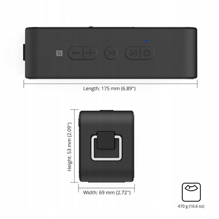 Głośnik Bluetooth Tronsmart Element T2 Plus IPX7