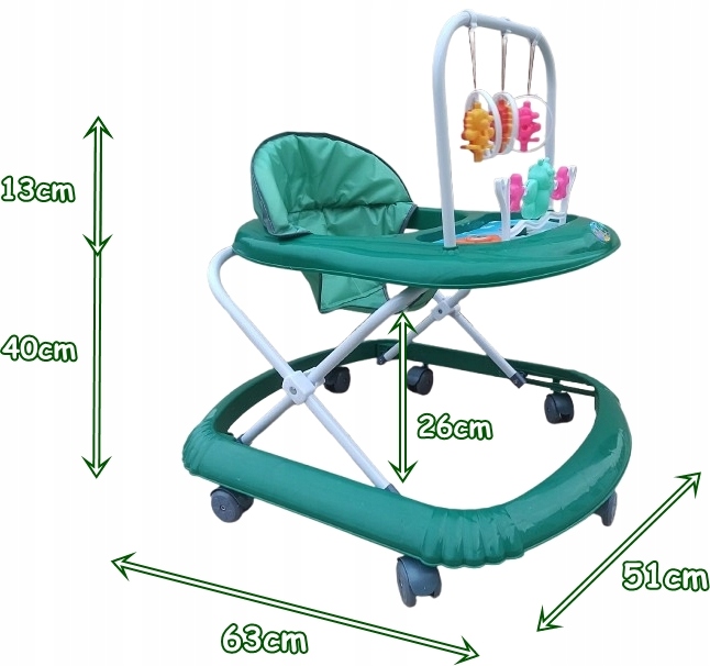 CHODZIK INTERAKTYWNY DLA DZIECKI PCHACZ JEŹDZIK DLA DZIECKA KOLORY KACZUSZK