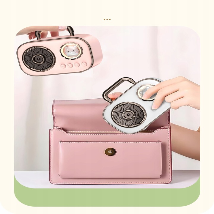 Bezprzewodowy Zestaw do Karaoke dla Dzieci Głośnik Bluetooth + 2 Mikrofony