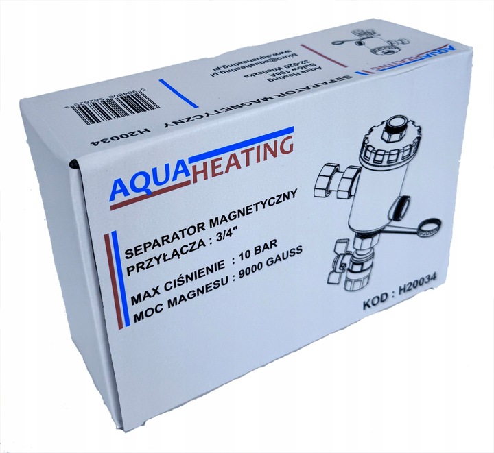 X-HOME FILTR MAGNETYCZNY 3/4" DN20 SEPARATOR ZANIECZYSZCZEŃ ODMULNIK C.O.