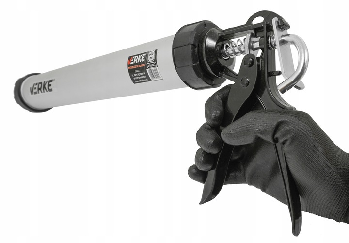 WYCISKACZ DO MAS SILIKONU TUBOWY AKRYLU KLEJU SMARU KLEJÓW NA TUBY 600ML