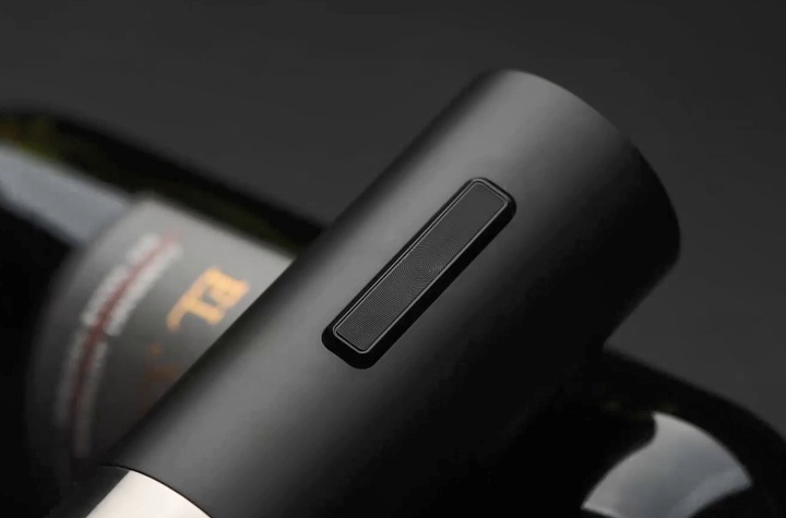 ELEKTRYCZNY KORKOCIĄG OTWIERACZ DO BUTELEK WINA, CZARNY ZESTAW NA PREZENT