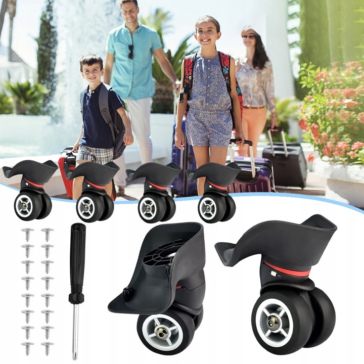 KÓŁKO DO WALIZKI KÓŁKA DO BAGAŻU ZAMIENNE 2 SZTUKI