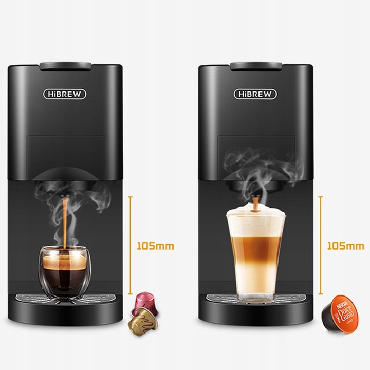 Ekspres Kapsułkowy do Kawy Ciśnienie 19 bar Moc 1450 W 5w1