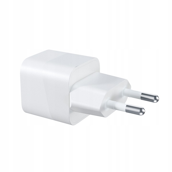 Biała Szybka Ładowarka GC Power GaN 33W 1x USB-C Power Delivery do telefonu