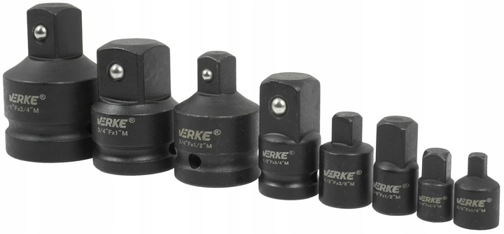 REDUKCJE UDAROWE ADAPTER NASADKI 1/4 1/2 3/4 3/8