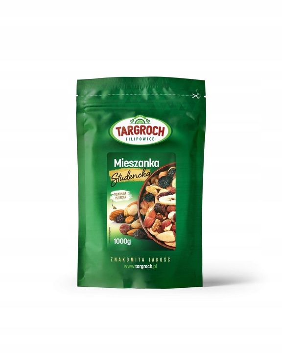 Mieszanka studencka bakalie, orzechy 1kg, Targroch