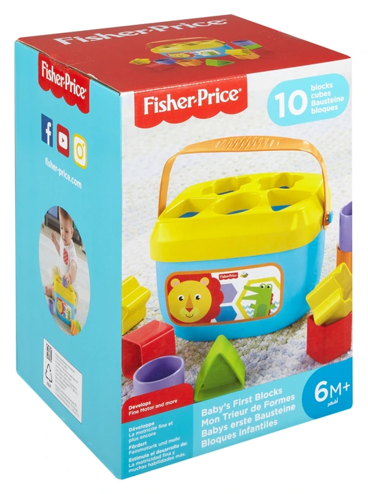 SORTER KLOCKÓW KSZTAŁTÓW FISHER PRICE PIERWSZE KLOCKI MALUCHA