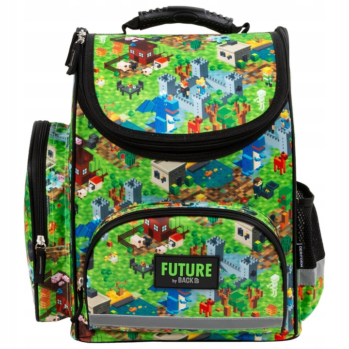 TORNISTER ERGONOMICZNY DO 1 KLASY DLA CHŁOPCA GAME LEVEL DLA FANA GRY DF31