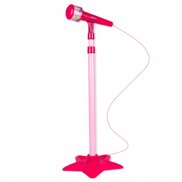 GITARA ELEKTRYCZNA + MIKROFON + STATYW KARAOKE INSTRUMENT DLA DZIECI ZESTAW