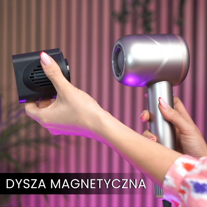 Inteligentna suszarka do włosów Air Essence MistralBlow iQ Ionic Gold&Grey