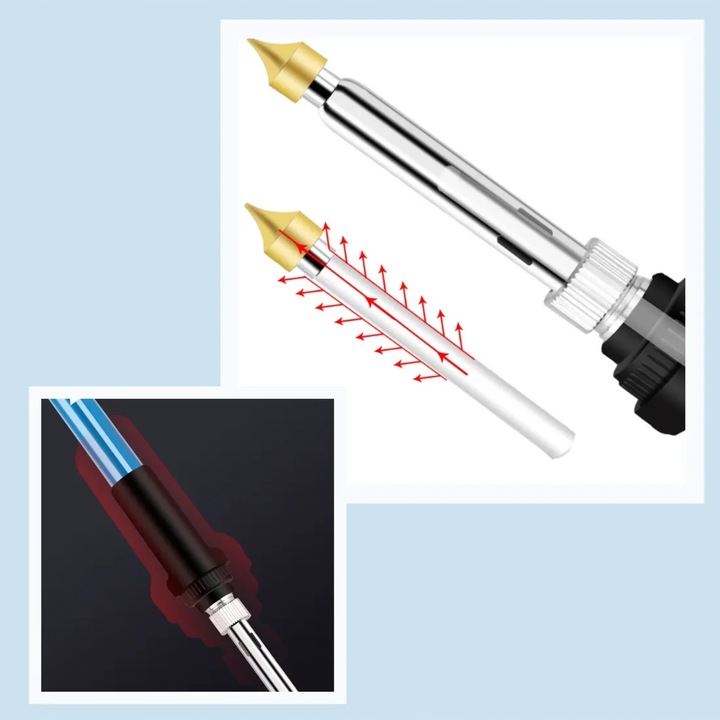 LUTOWNICA 60W wypalarka drewna PIROGRAF etui