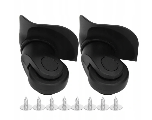 2 SZT CZARNE KÓŁKO DO WALIZKI CZĘŚCI WALIZEK TORBY A09