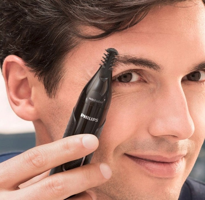 TRYMER PHILIPS DO USZU BRWI NOSA BRODY+ETUI GRATIS