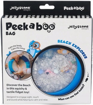 Jellystone Sensoryczny dysk z figurkami A-Ku-Ku! Peekaboo motyw Plaża Beach