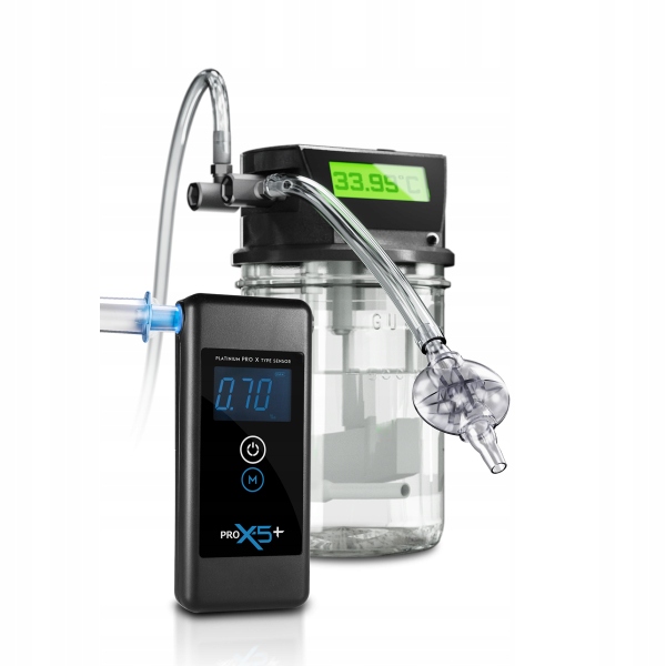 Alkomat PRO X-5 ORYGINALNY + 50 USTNIKÓW + 12 miesięcy KALIBRACJI