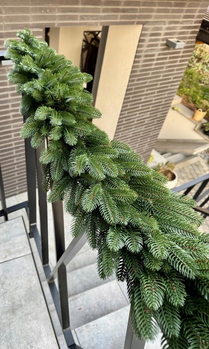 Wianek Świąteczny 100% PE ŚWIERK 3D REAL TREE 60cm Naturalny wygląd KOMINEK