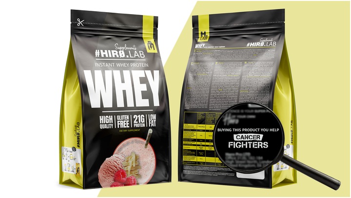 Białko koncentrat serwatkowe WPC 750 g Instant Whey Czekolada Malina hiro