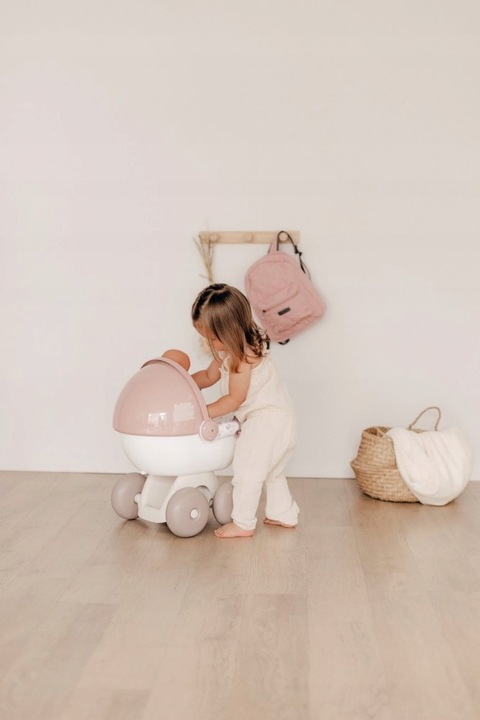 Wózek Dla Lalki Głęboki Baby Z Pokrowcem Smoby
