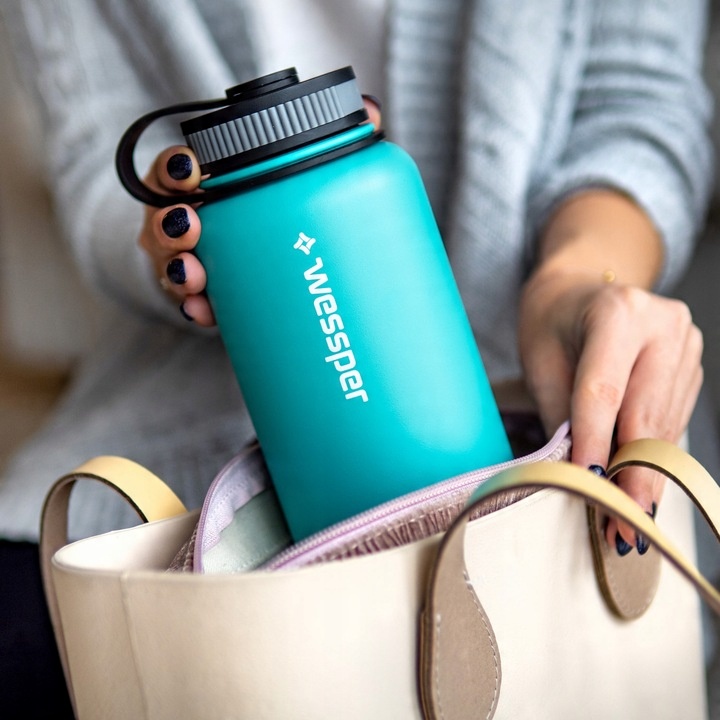 Kubek termiczny dla dzieci do szkoły termos na herbatę wymienne ustniki 1l