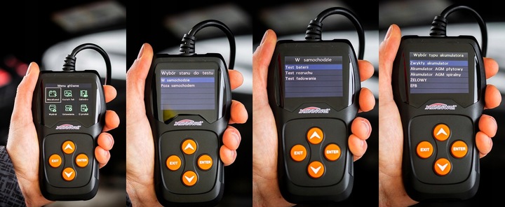 TESTER DO BATERII AKUMULATORÓW 12V Konnwei KW600