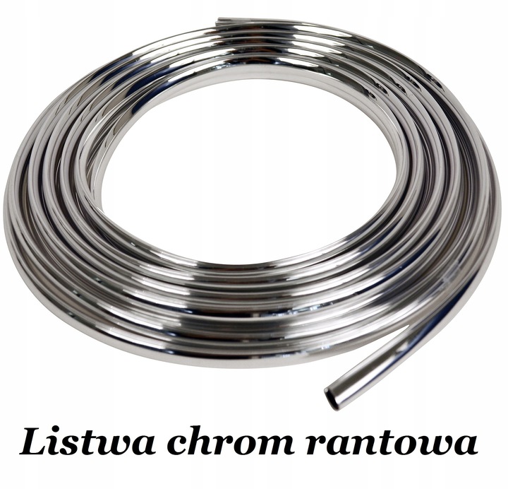 LISTWA CHROM RANTOWA RANTÓWKA 6x8mm POŁYSK 7,5M