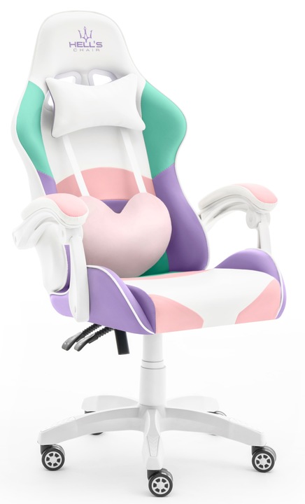 FOTEL GAMINGOWY DLA GRACZA BIUROWY HELL'S