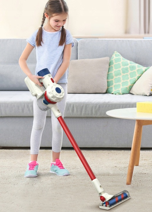 ODKURZACZ DLA DZIECI INTERAKTYWNY PIONOWY FUNKCJA SSANIA DŹWIĘK DUŻY MATADI