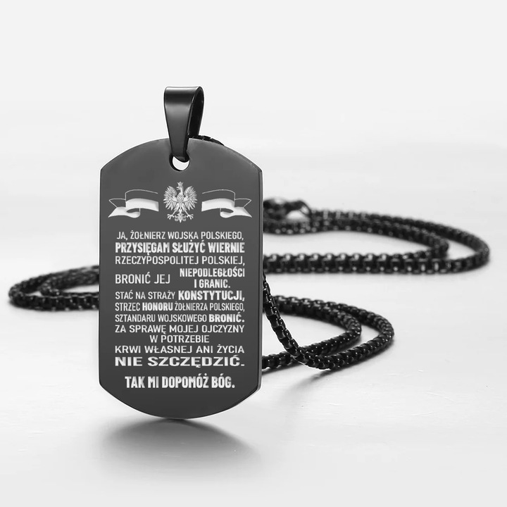 NIEŚMIERTELNIK PREZENT dla ŻOŁNIERZA grawer PAMIĄTKA PRZYSIĘGI WOJSKOWEJ
