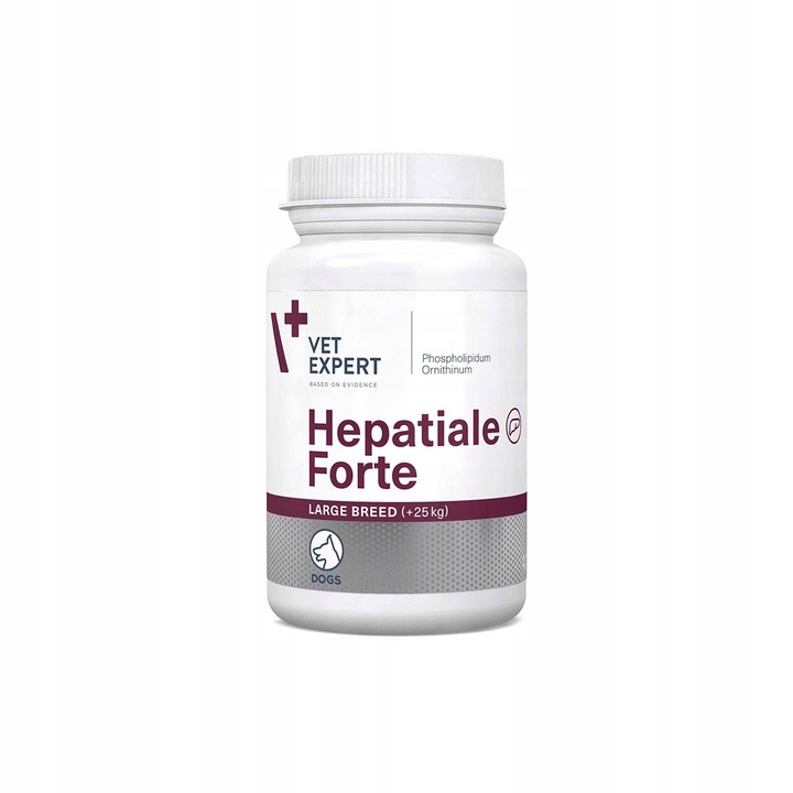 HEPATIALE FORTE Wątroba Large Breed Duże Psy 40tab