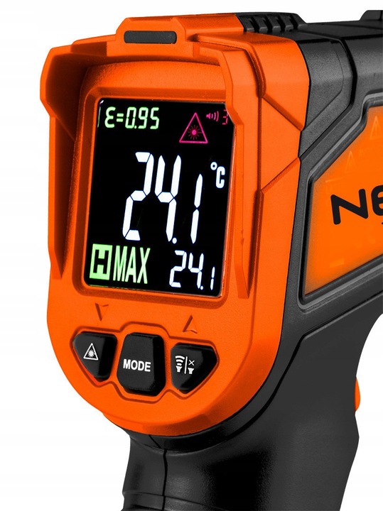 PIROMETR MIERNIK TEMPERATURY TERMOMETR BEZDOTYKOWY