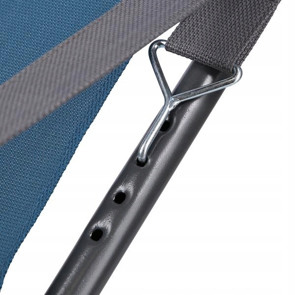 Wygodny leżak turystyczny składany plażowy na camping do ogrodu Nils NC3022