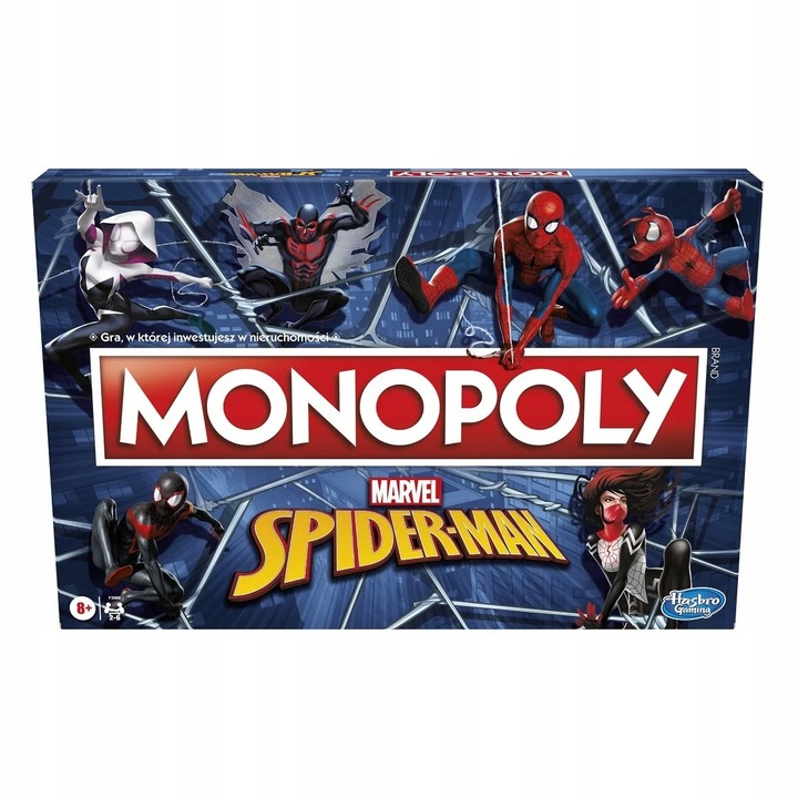 GRA PLANSZOWA MONOPOLY SPIDERMAN wersja polska