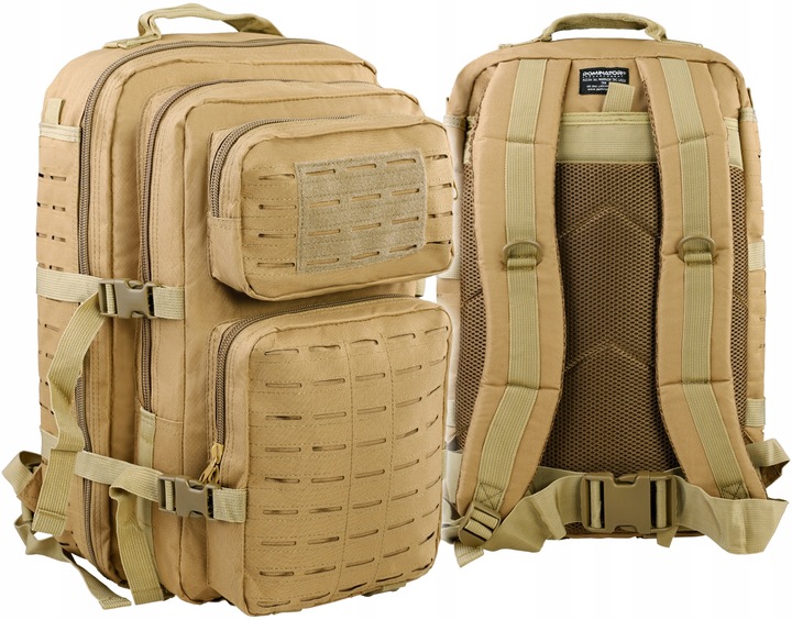 PLECAK WOJSKOWY TAKTYCZNY DOMINATOR WARRIOR LASER CUT MILITARNY 36L Tan