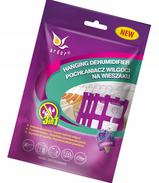 Pochłaniacz Wilgoci na Wieszaku Ardor MIX 2x3(L.Ś)