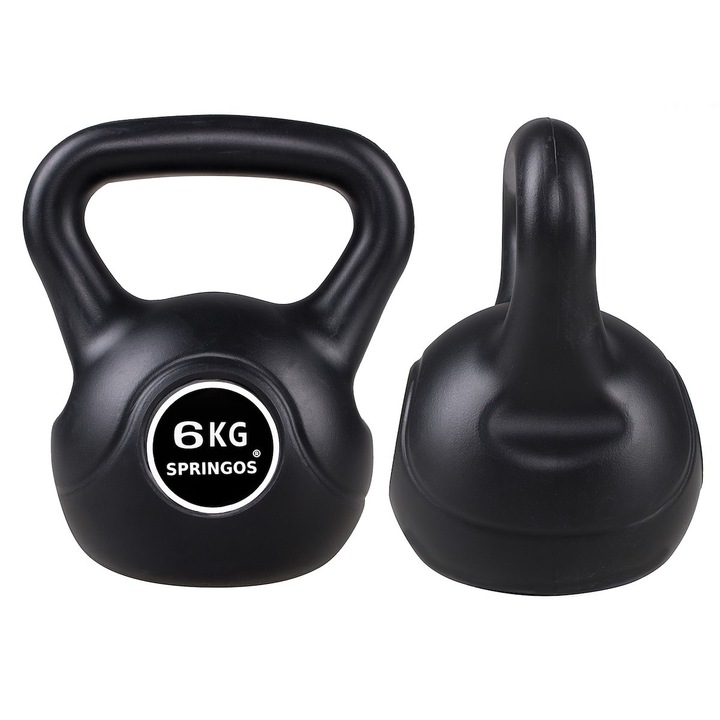 KETTLEBELL DO ĆWICZEŃ 6 kg KULA KETLE HANTLA FITNESS ABS HANTEL CIĘŻAR