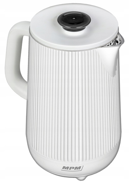 Czajnik elektryczny bezprzewodowy MPM MCZ-115 z podwójnymi ściankami biały