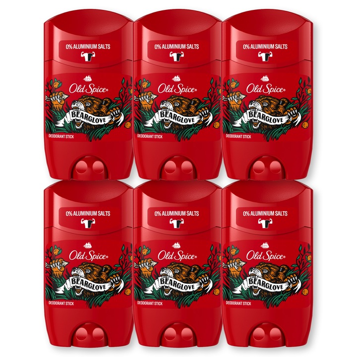 Old Spice Bearglove dezodorant w styfcie 6x50ml