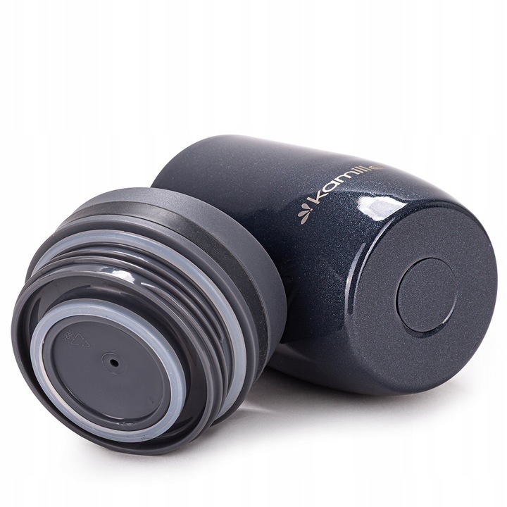 KUBEK TERMICZNY stalowy TERMOS do kawy herbaty szkoły pracy 300 ml KAMILLE