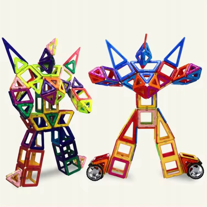 Klocki magnetyczne Picollo Klocki magnetyczne PANELE 128 szt.