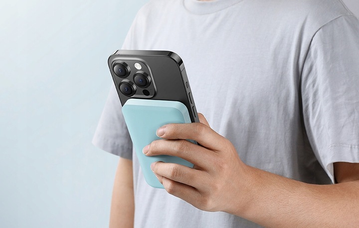 BASEUS MAGNETYCZNY POWERBANK MAGSAFE 5000MAH ŁADOWANIE INDUKCYJNE QC 20W