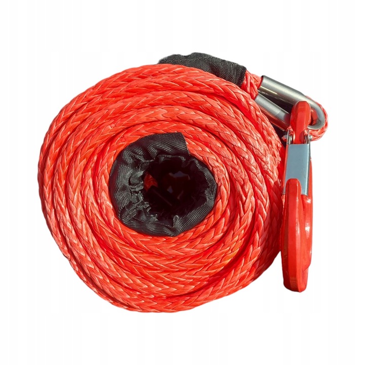 LINA SYNTETYCZNA DO WYCIĄGARKI 12mm 24m SYNTETYK 4X4