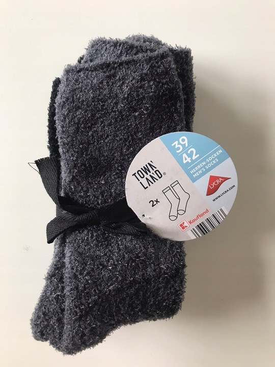 Ciepłe skarpety bukla 2p. puszyste do spania 39-42