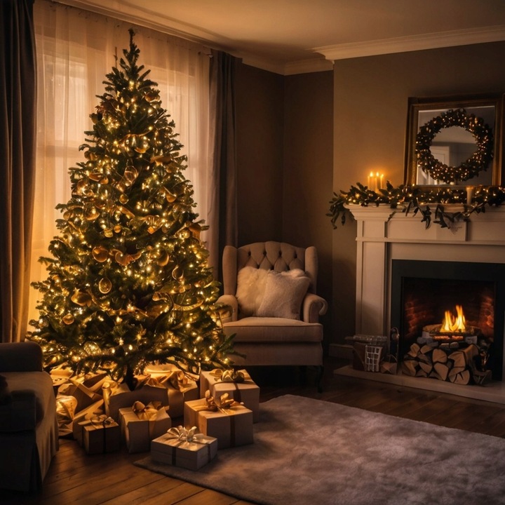 Lampki Świąteczne Światełka Choinkowe LED Ciepłe Zewnętrzne Blask 500 Sztuk