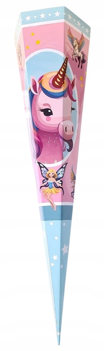 TYTA pierwszoklasisty róg obfitości bardzo duży 83cm, JEDNOROŻEC