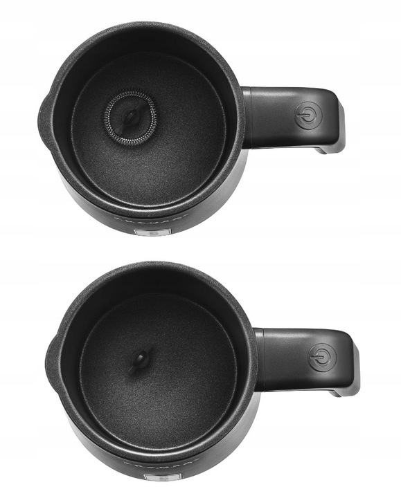 Spieniacz do mleka z PODGRZEWACZEM Czarny 4 TRYBY SPIENIANIA MLEKA 500W