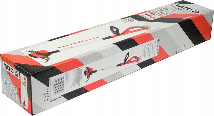 YATO PODKASZARKA AKUMULATOROWA 18V DO TRAWY TELESKOPOWA KORPUS BEZ BATERII