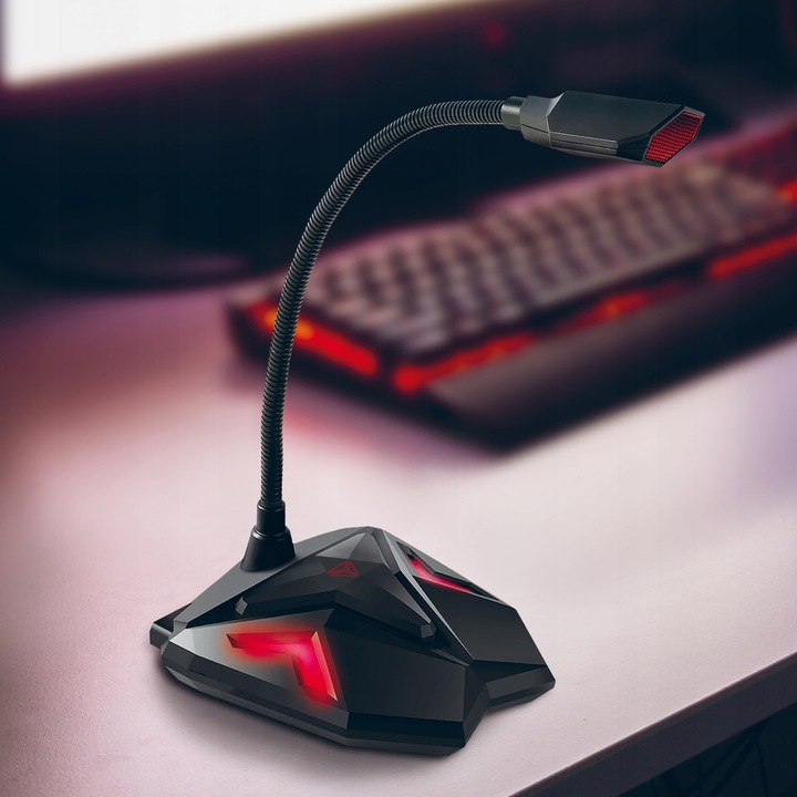 Mikrofon do Komputera dla Graczy Gamingowy USB Yenkee YMC 1040 Biurkowy