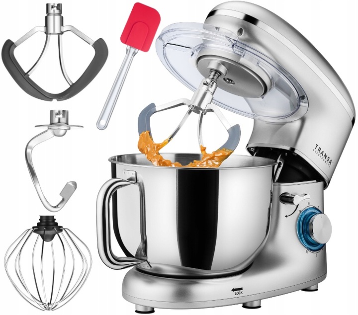 ROBOT KUCHENNY PLANETARNY MIKSER SilverChef DUŻA MOC 3000W MISA 6L