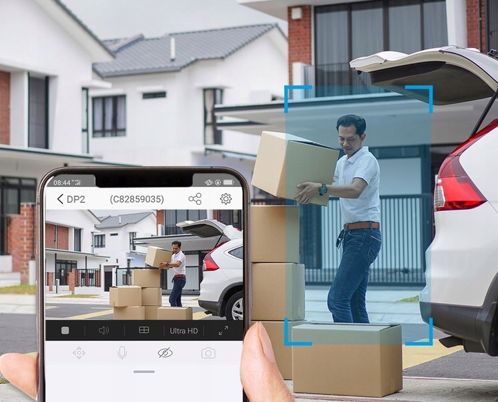 Wizjer EZVIZ DP2 2K dotykowy WiFi Wizjer z Kamerą i Dzwonkiem Judasz